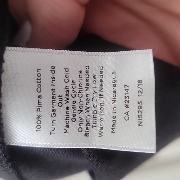 Talbots Prima Cotton Longsleeve Tee Size L - Picture 5 of 5